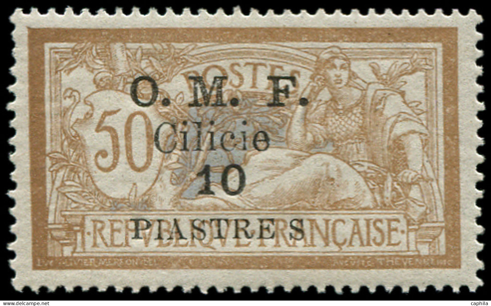 * CILICIE - Poste - 95, "S" De Piastres Espacé: 10p. S. 50c. Merson - Ongebruikt