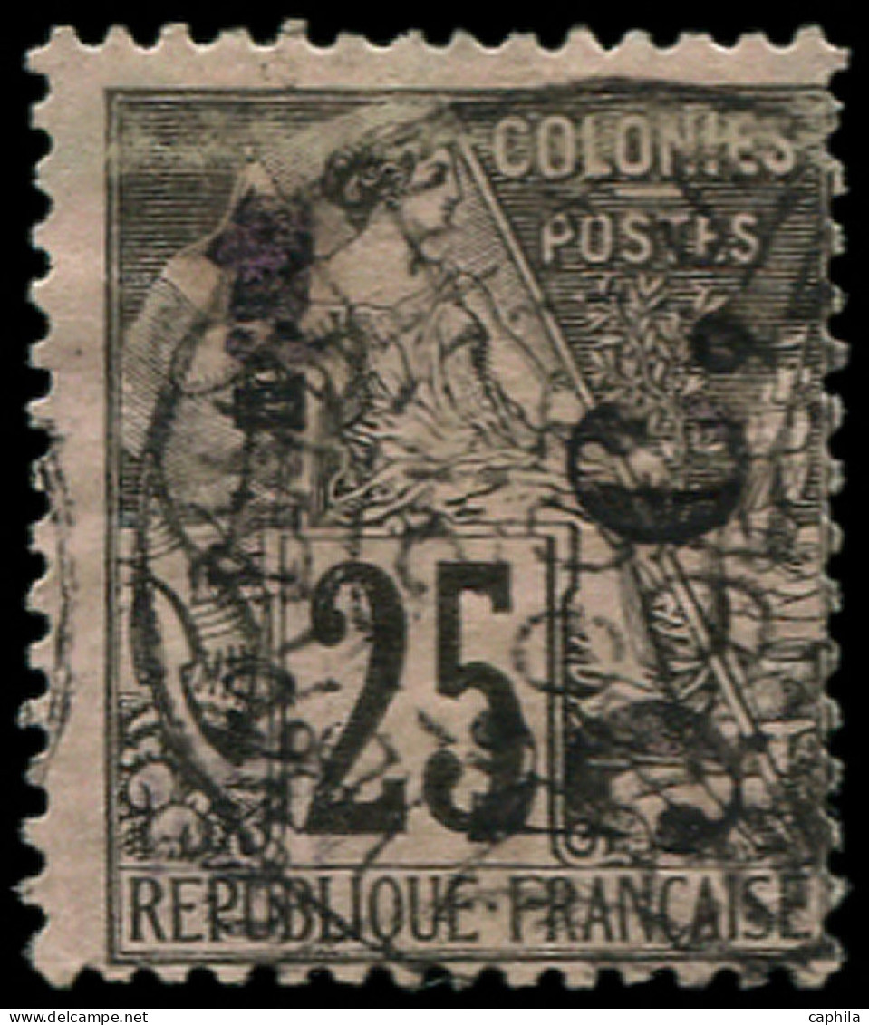 O CONGO - Poste - 4Ab, Surcharge Verticale, Signé Pavoille - Used Stamps