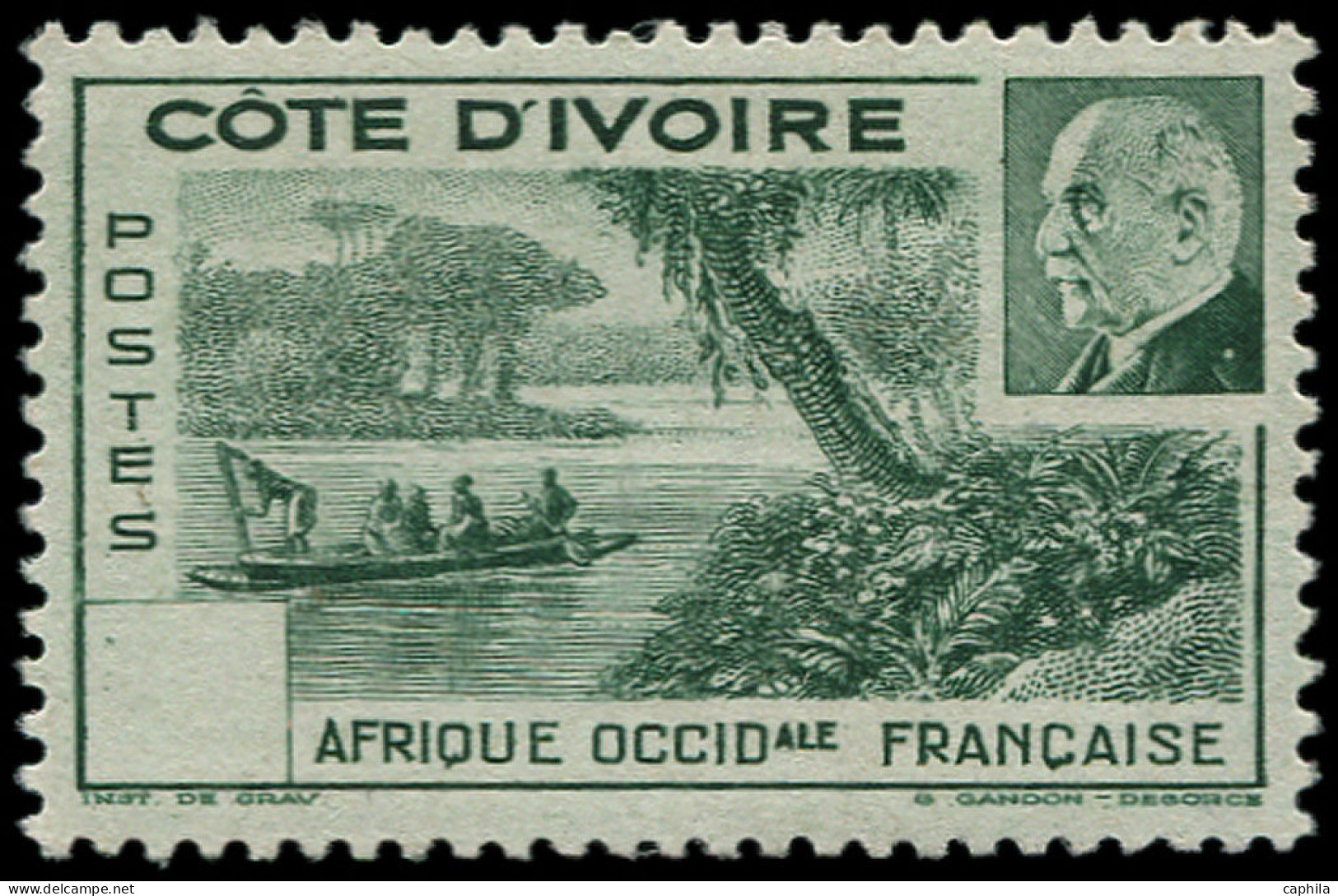 ** COTE D'IVOIRE - Poste - 169a, Valeur Omise: Pétain - Ungebraucht