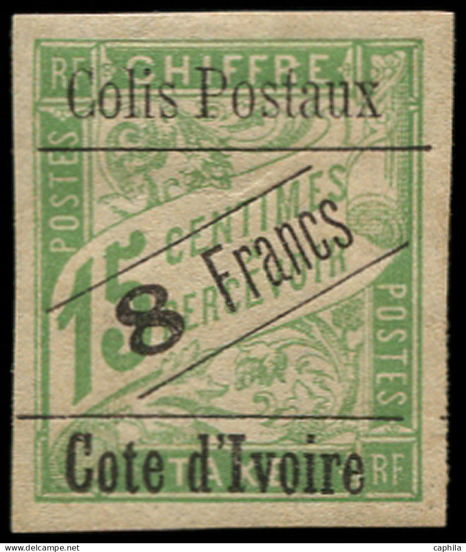 * COTE D'IVOIRE - Colis Postaux - 17, 8f. S. 15c. Vert - Ungebraucht