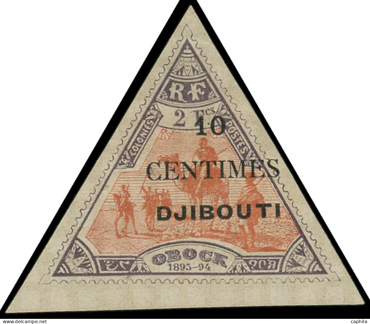 * COTE DES SOMALIS - Poste - 32, Belles Marges: 10c. Sur 2f. - Unused Stamps