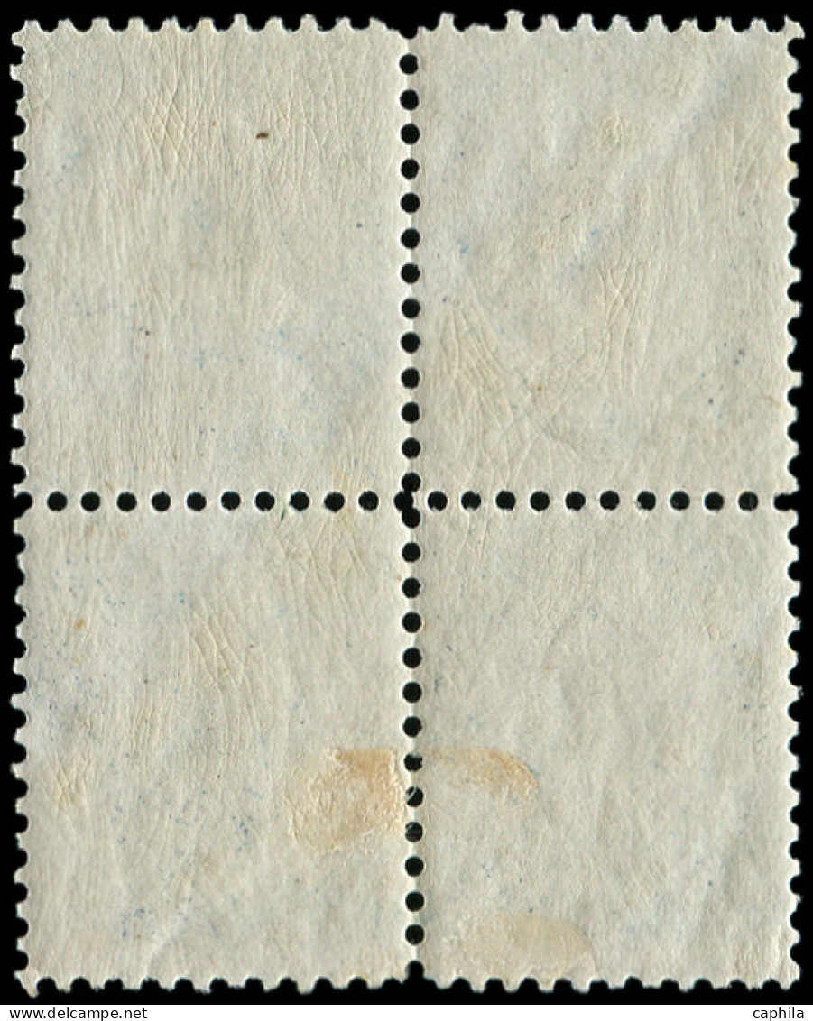 ** COTE DES SOMALIS - Poste - 44a, Bloc De 4 Centre Renversé (2ex. *): 25c. Méhariste - Unused Stamps