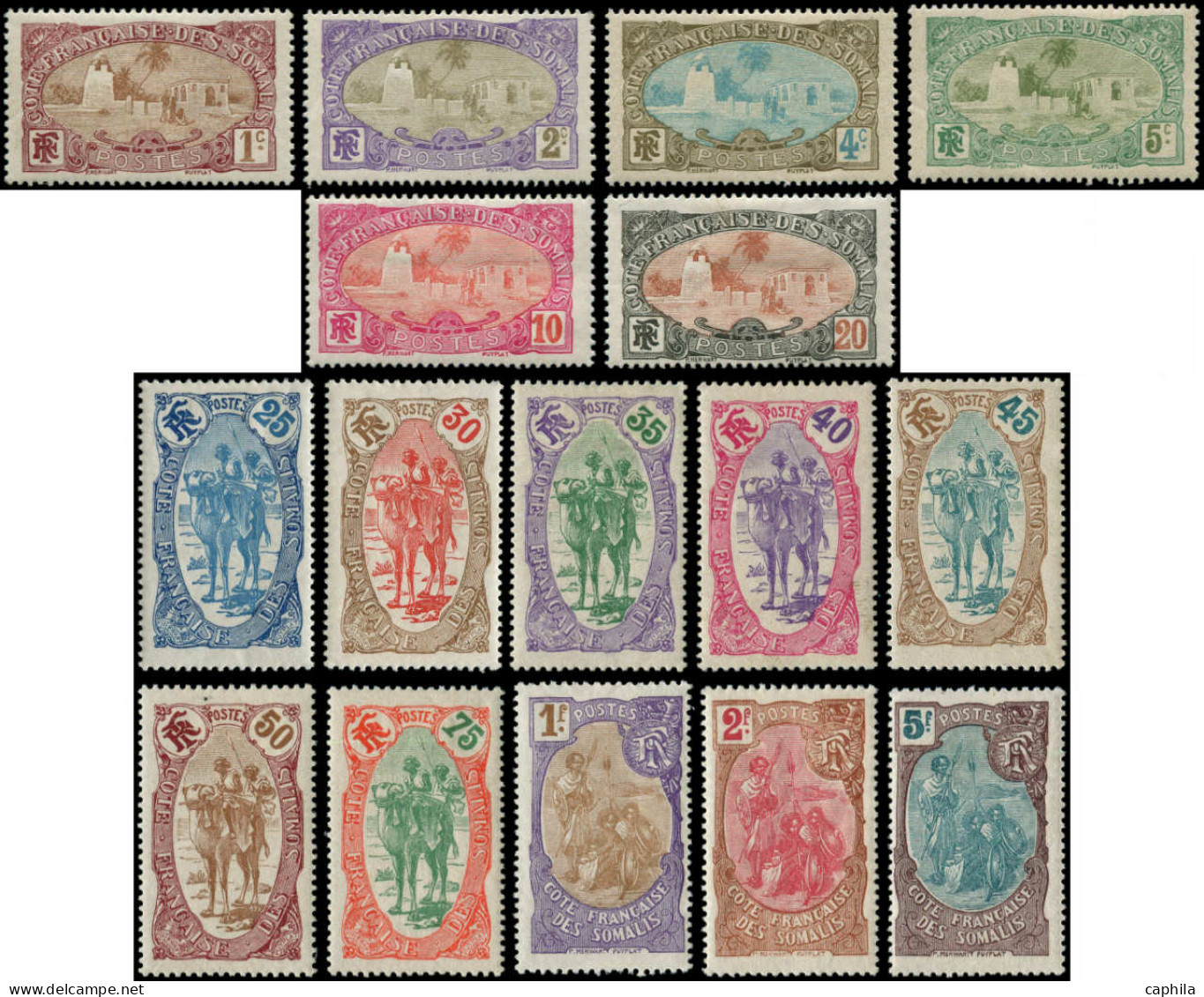 * COTE DES SOMALIS - Poste - 67/82, Complet 16 Valeurs: Typographiés - Unused Stamps