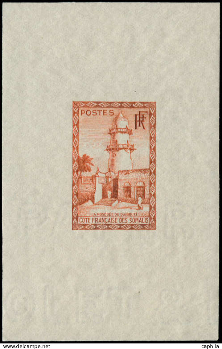EPA COTE DES SOMALIS - Poste - 148, épreuve En Orange, Sans La Faciale, Type Mosquée - Unused Stamps