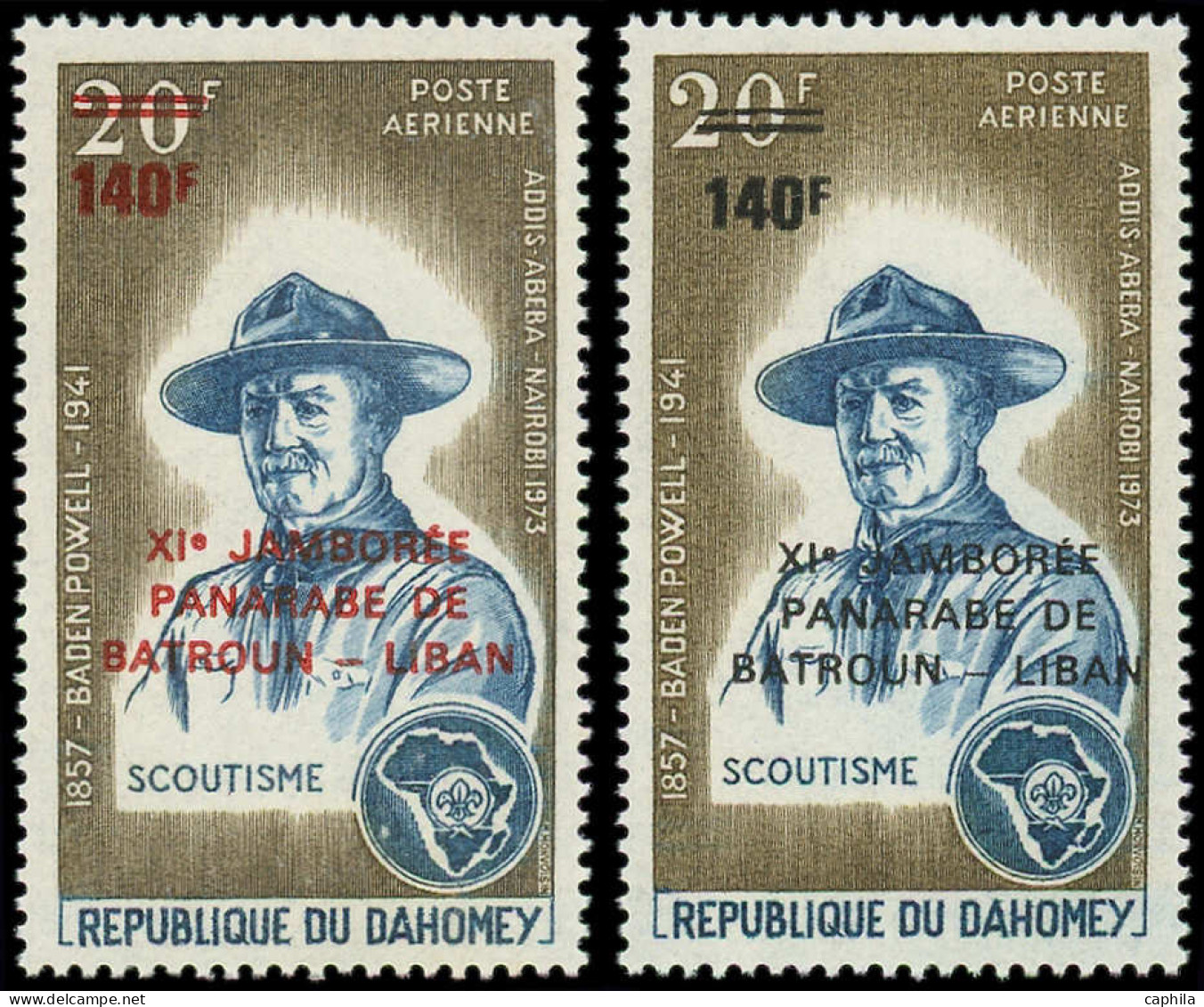 ** DAHOMEY - Poste Aérienne - 214, Non émis Surcharge Noire + Normal: Baden Powell - Nuevos