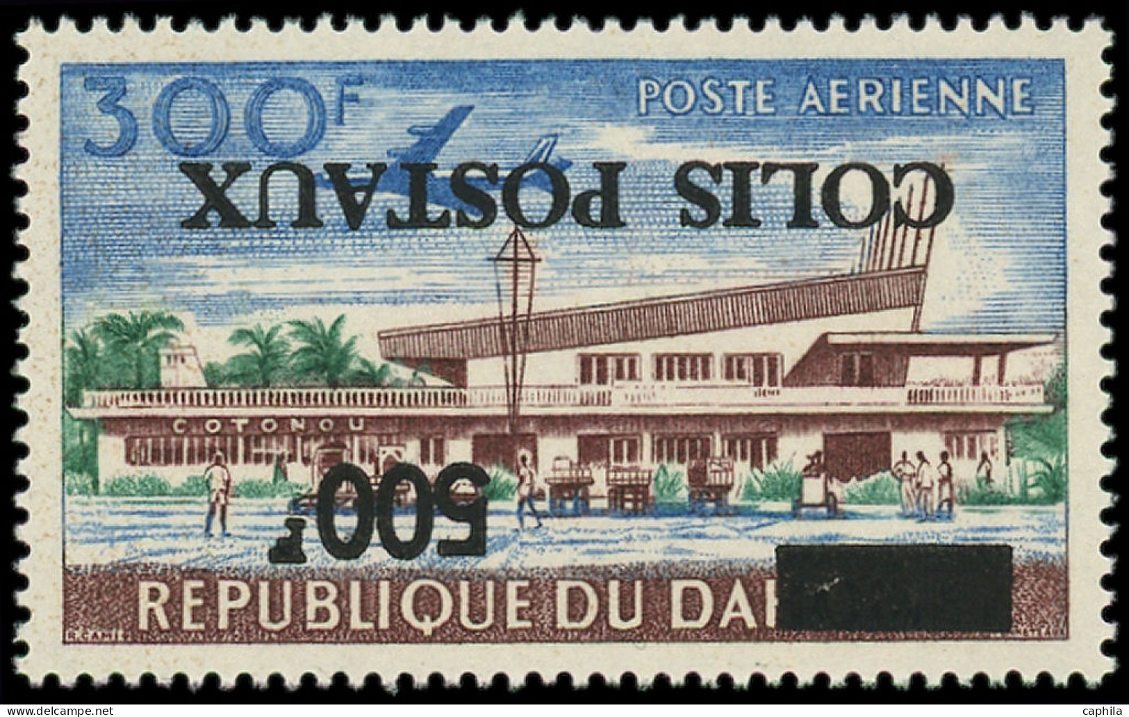 ** DAHOMEY - Colis Postaux - 10a, Surcharge Renversée - Neufs