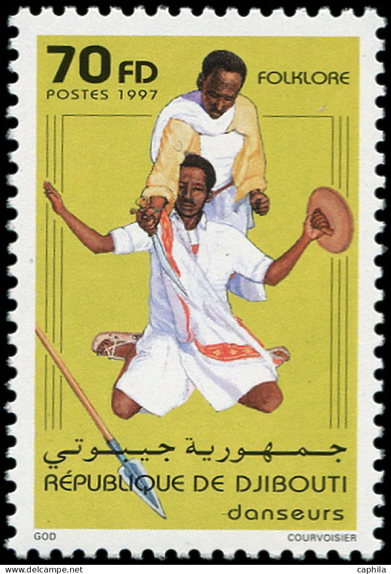 ** DJIBOUTI - Poste - 719Q, Danseurs (Michel 734) - Djibouti (1977-...)