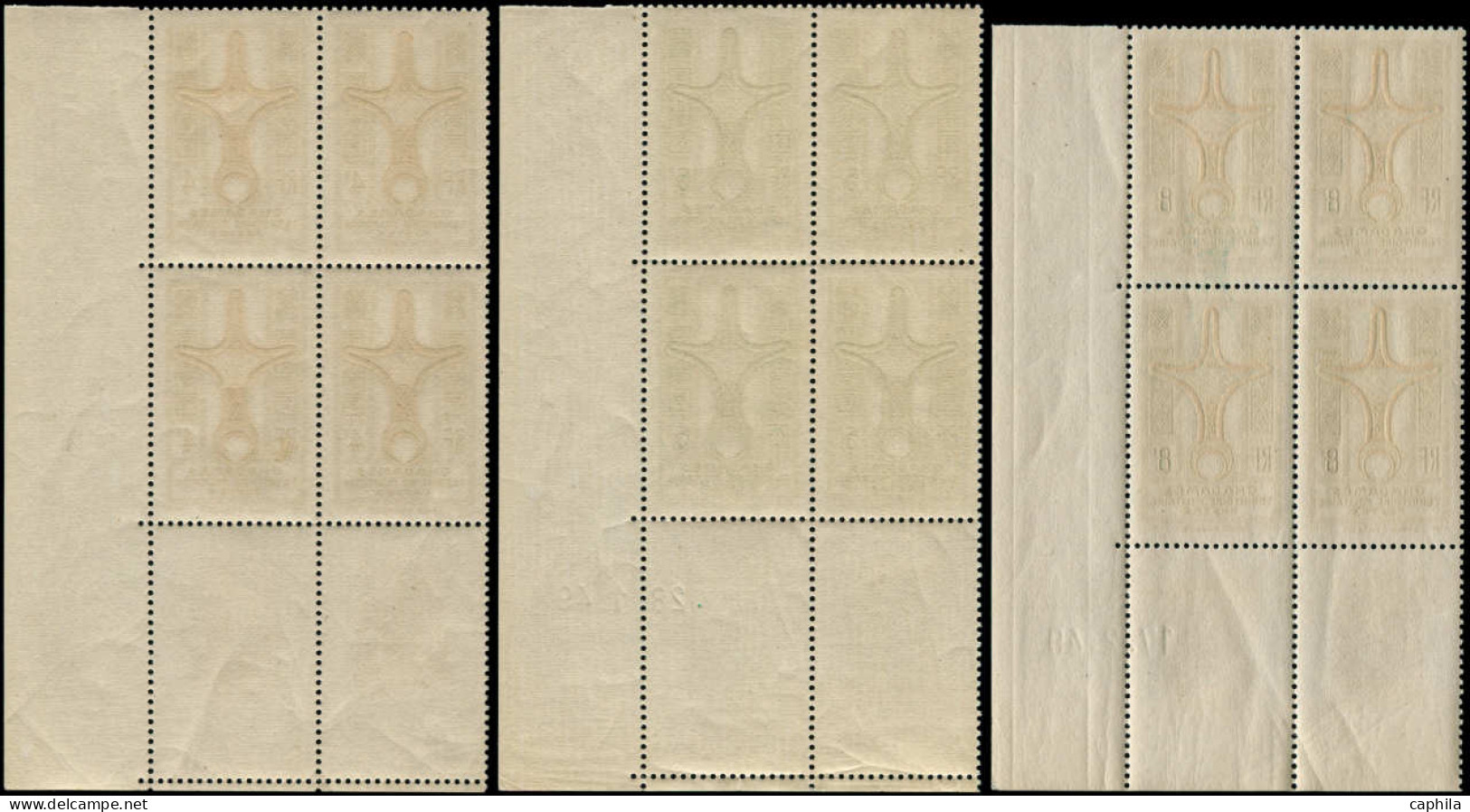 ** GHADAMES - Poste - 1/8, Tous En Blocs De 4 CD: Croix D'Agadès - Unused Stamps