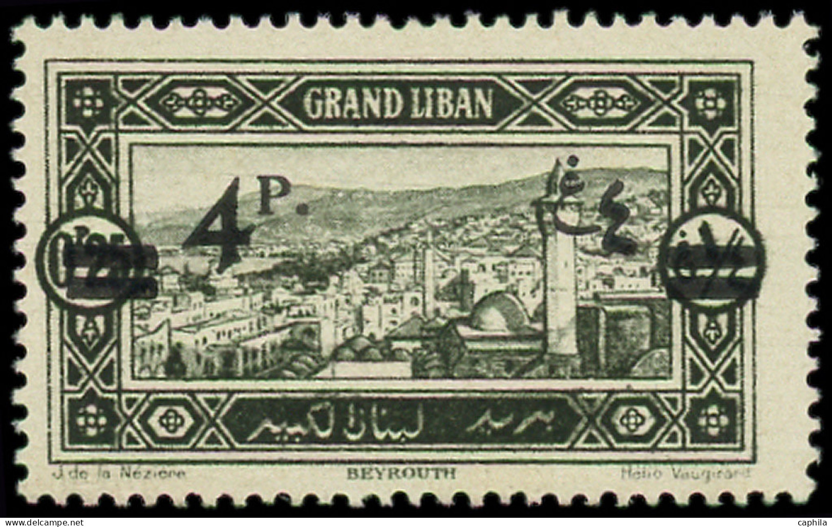 ** GRAND LIBAN - Poste - 90, Surcharge Recto-verso - Nuovi