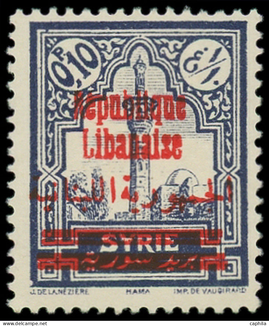 * GRAND LIBAN - Poste - 98l, Erreur Sur Timbre De Syrie: 0.10p. Violet - Andere & Zonder Classificatie