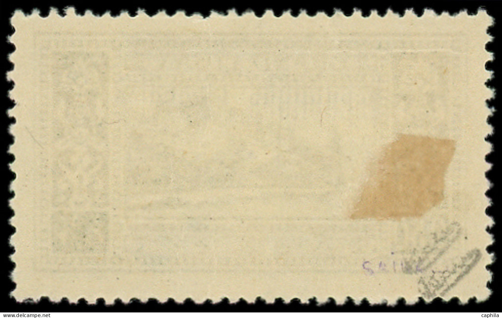 * GRAND LIBAN - Poste - 99b, Double Surcharge, Signé Calves: 0.50pi. Vert-jaune - Unused Stamps