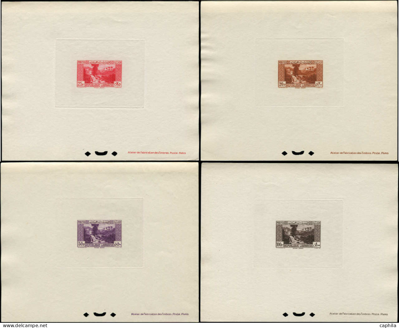 EPL GRAND LIBAN - Poste - 167/75, 9 épreuves De Luxe - Unused Stamps