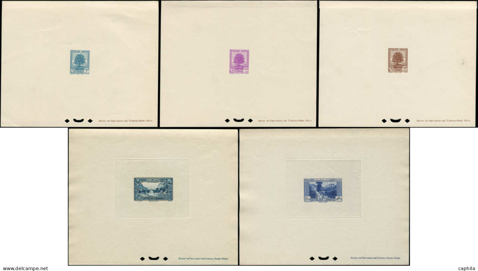 EPL GRAND LIBAN - Poste - 167/75, 9 épreuves De Luxe - Unused Stamps