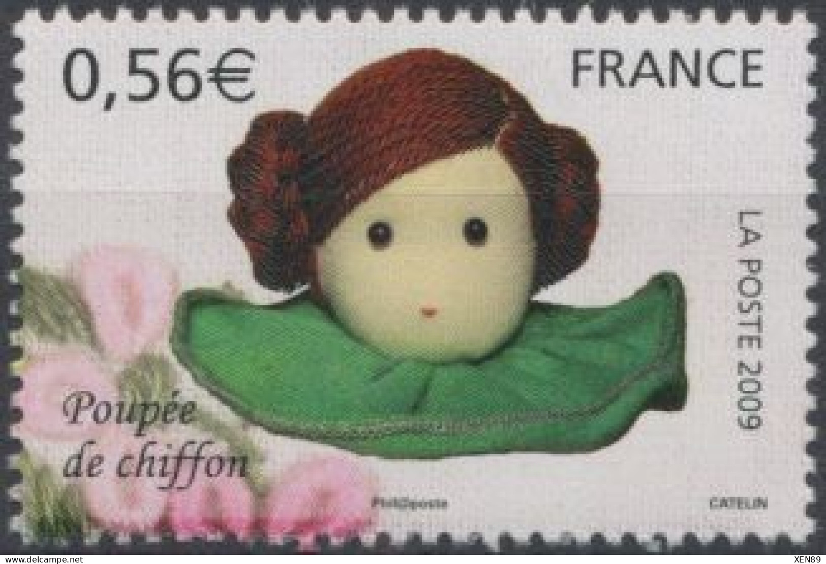 2009 - 4396 - Poupées De Collection - Poupée De Chiffon - Unused Stamps