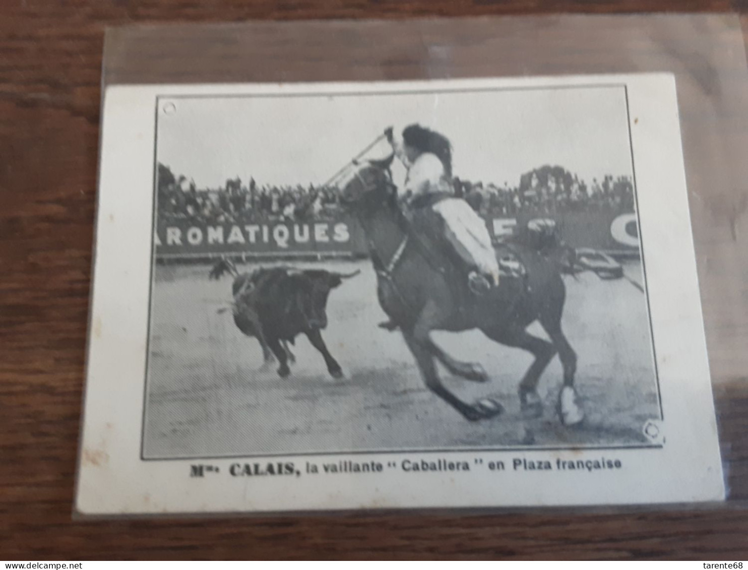 Mme Calais La Vaillante Caballera En Plaza Française - Corrida