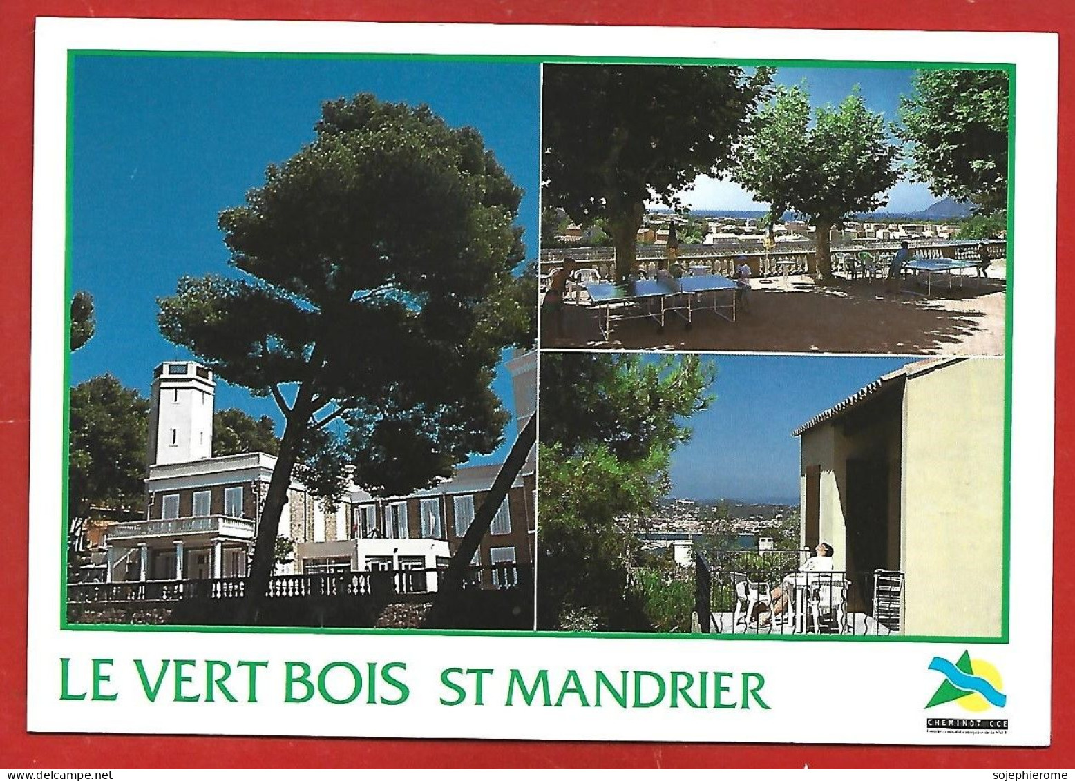 Saint-Mandrier-sur-Mer (83) C.G.E. S.N.C.F. Le Vert Bois 2scans Tennis De Table Ping-pong - Saint-Mandrier-sur-Mer