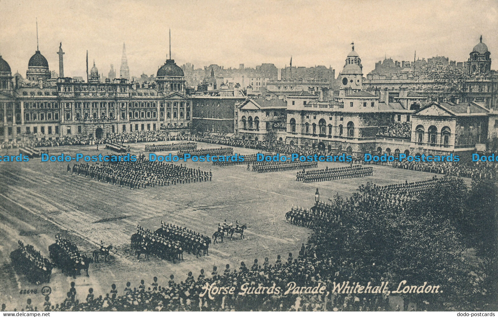 R053076 Horse Guards Parade. Whitehall. London. Valentine - Autres & Non Classés