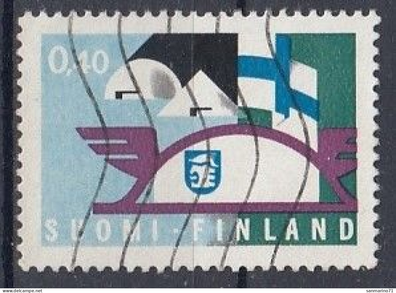FINLAND 662,used,falc Hinged - Used Stamps