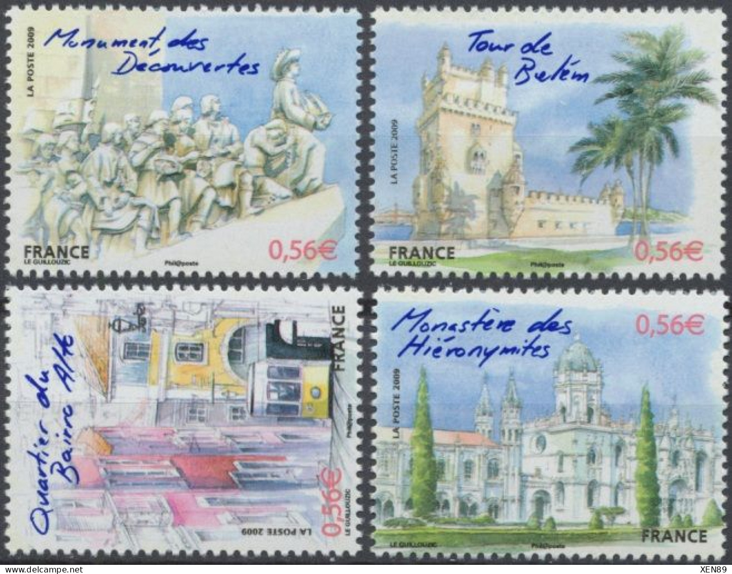 2009 - 4402 à 4405 - Capitales Européennes - Lisbonne - Unused Stamps