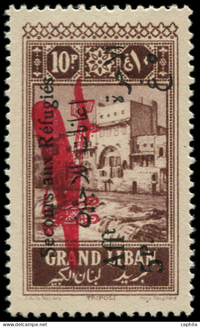 * GRAND LIBAN - Poste Aérienne - 20, "c" Barré (Maury) - Luftpost