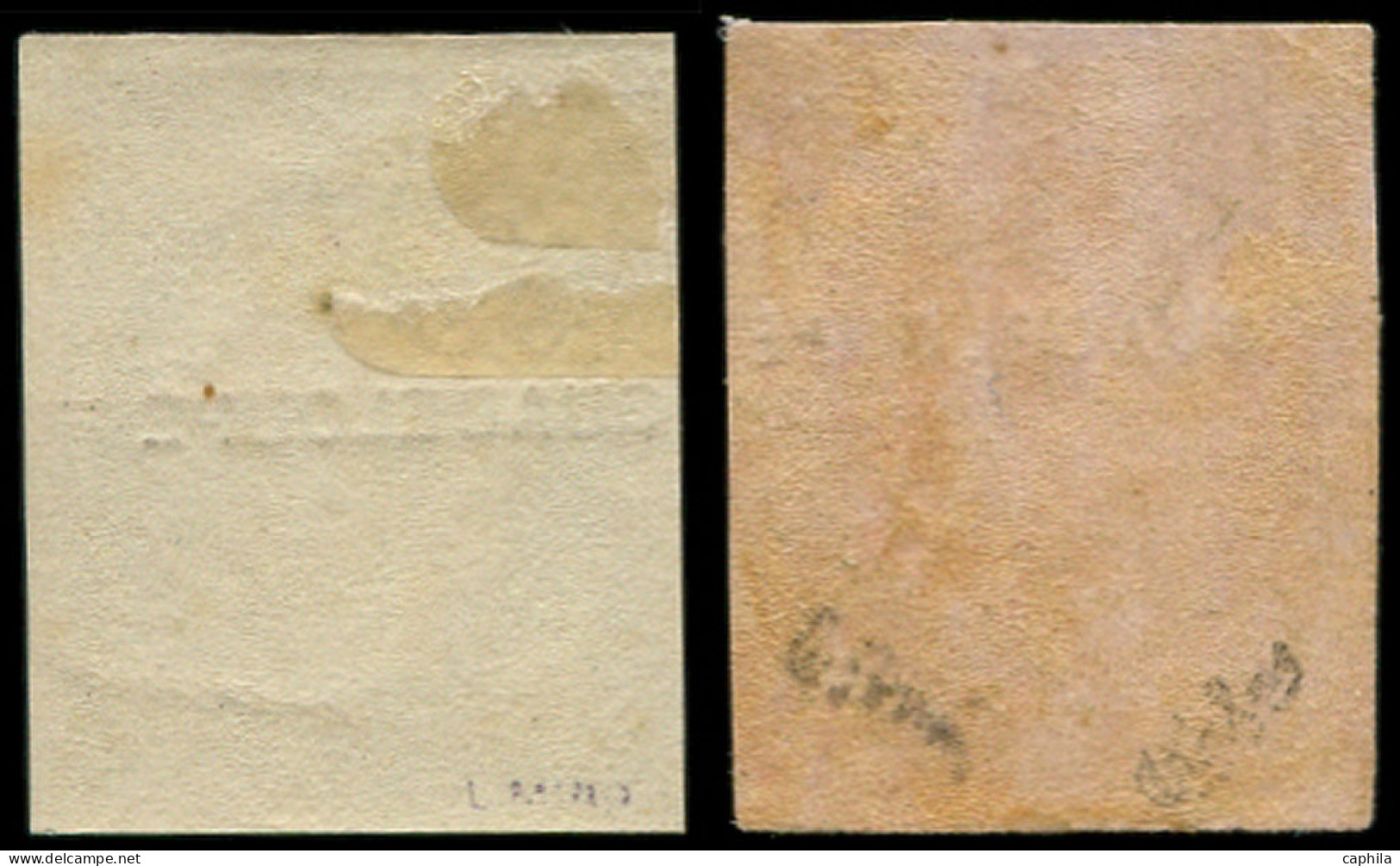 * GUADELOUPE - Poste - 12/13, Signés Dont Miro & Brun: 30c. Brun Et 80c. Rose - Unused Stamps