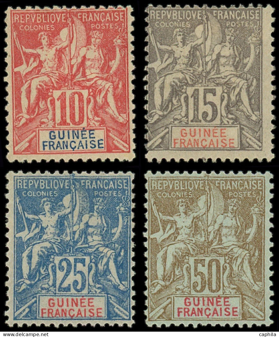 * GUINEE - Poste - 14/17, Complet 4 Valeurs: Type Groupe - Unused Stamps
