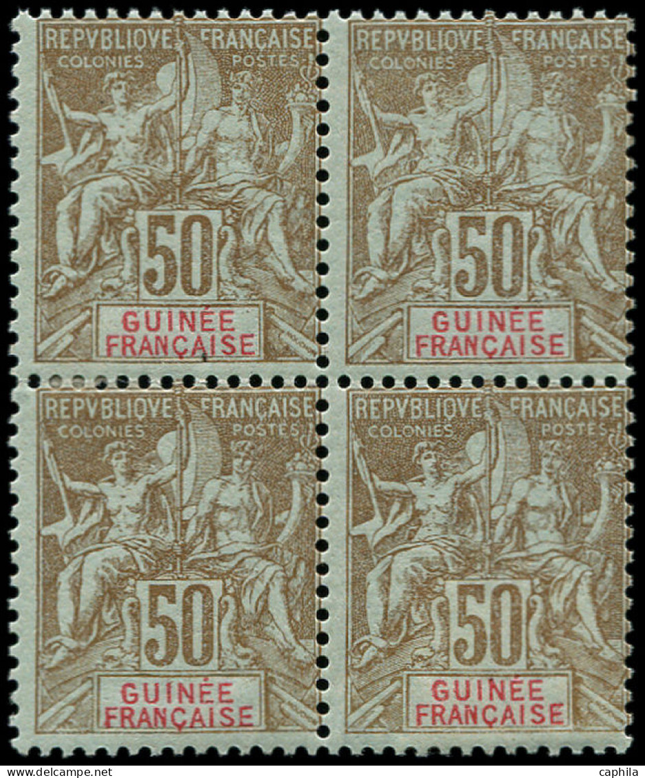 * GUINEE - Poste - 17, Bloc De 4, Centrage Courant - Unused Stamps