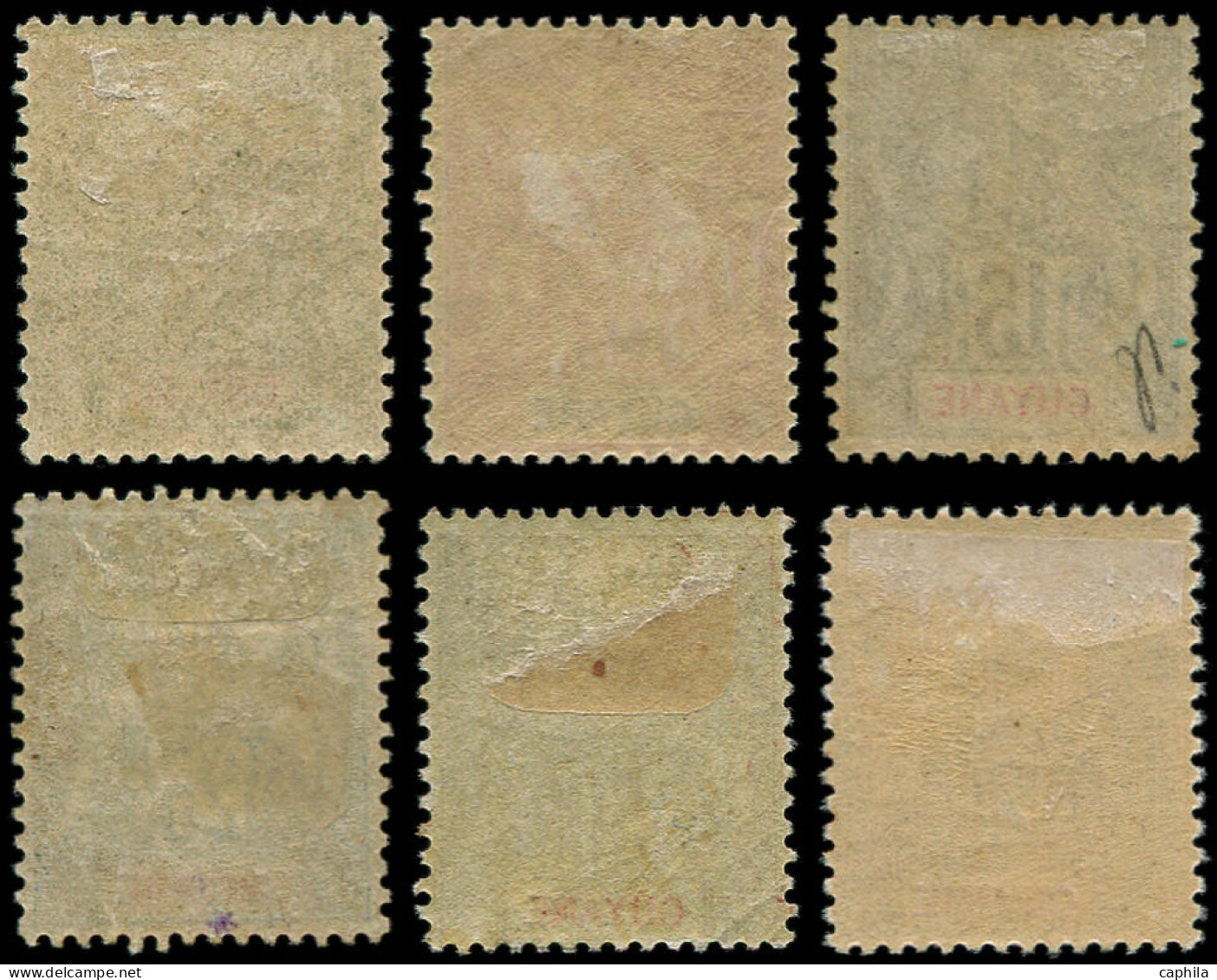* GUYANE - Poste - 43/48, Complet 6 Valeurs: Groupe - Unused Stamps