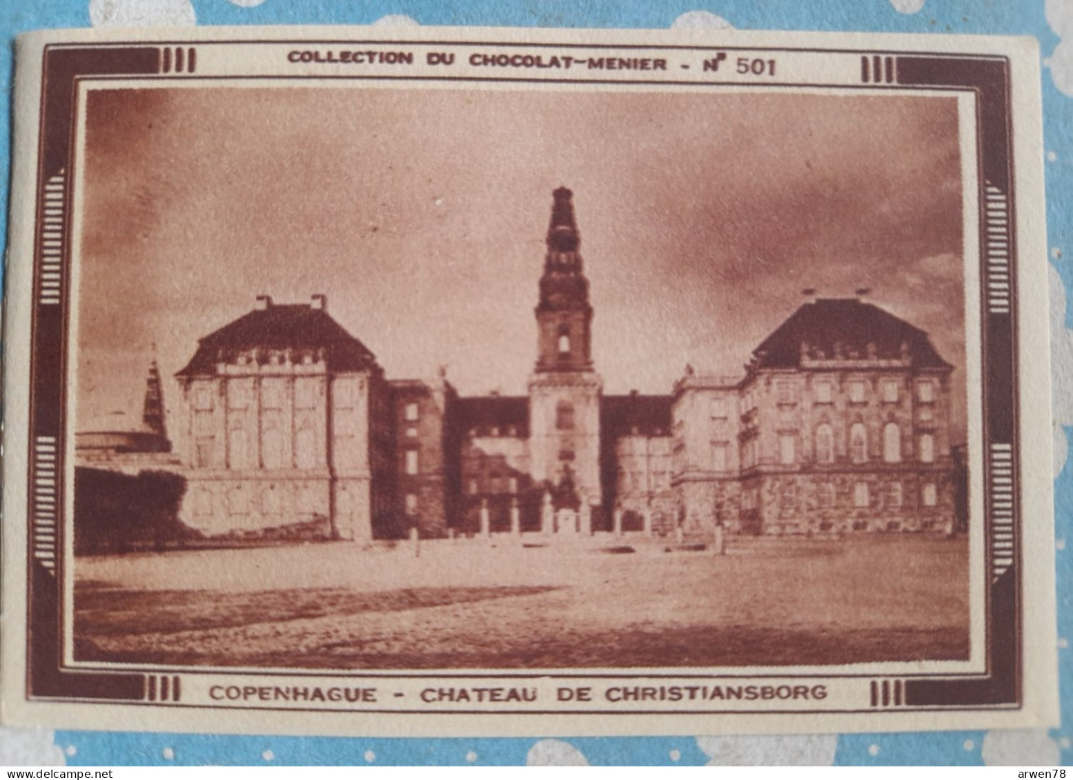 IMAGE MENIER N° 501 DANEMARK COPENHAGUE CHATEAU DE CHRISTIANSBORG - Menier