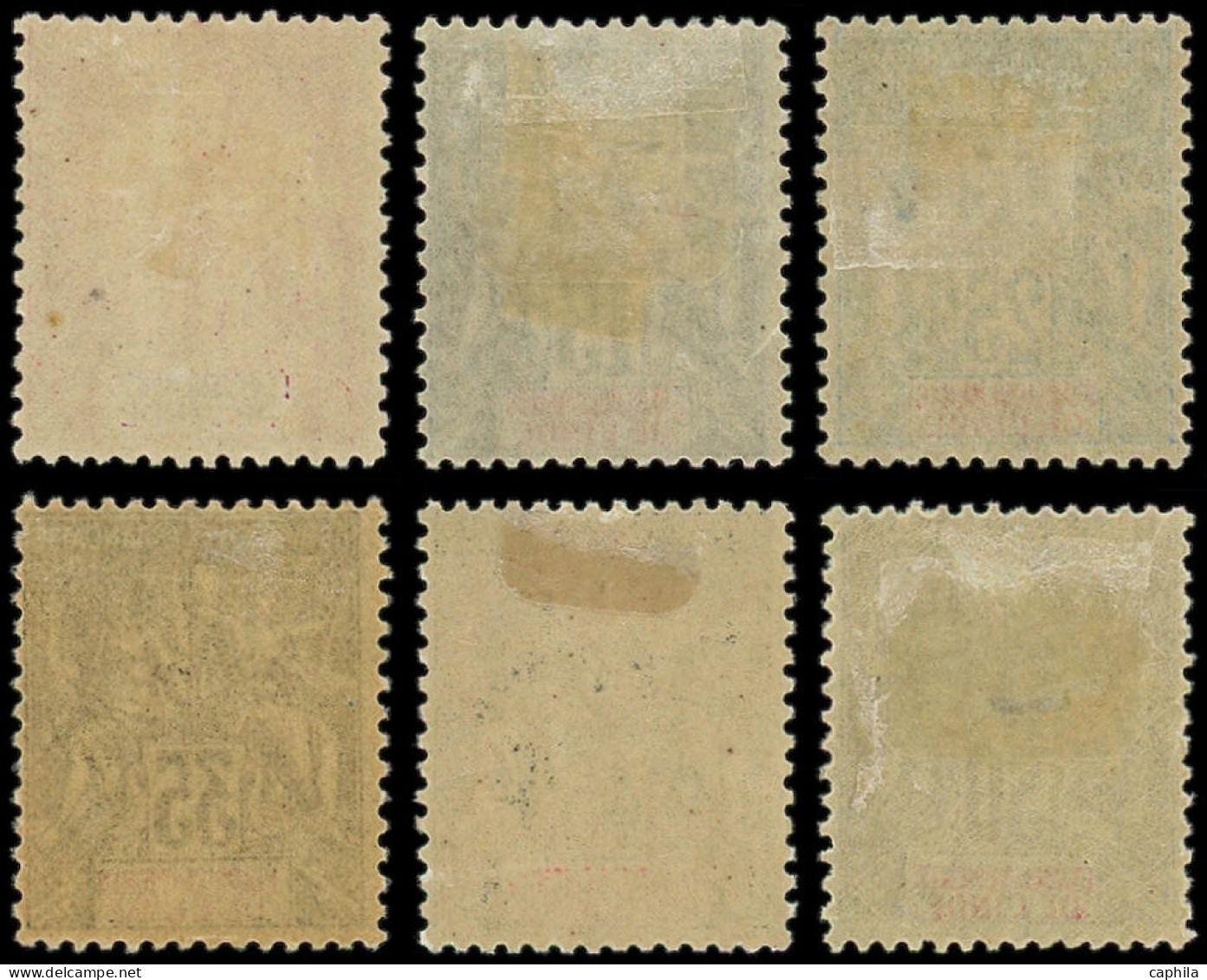 * INDE FRANCAISE - Poste - 14/19, Complet 6 Valeurs: Type Groupe - Unused Stamps