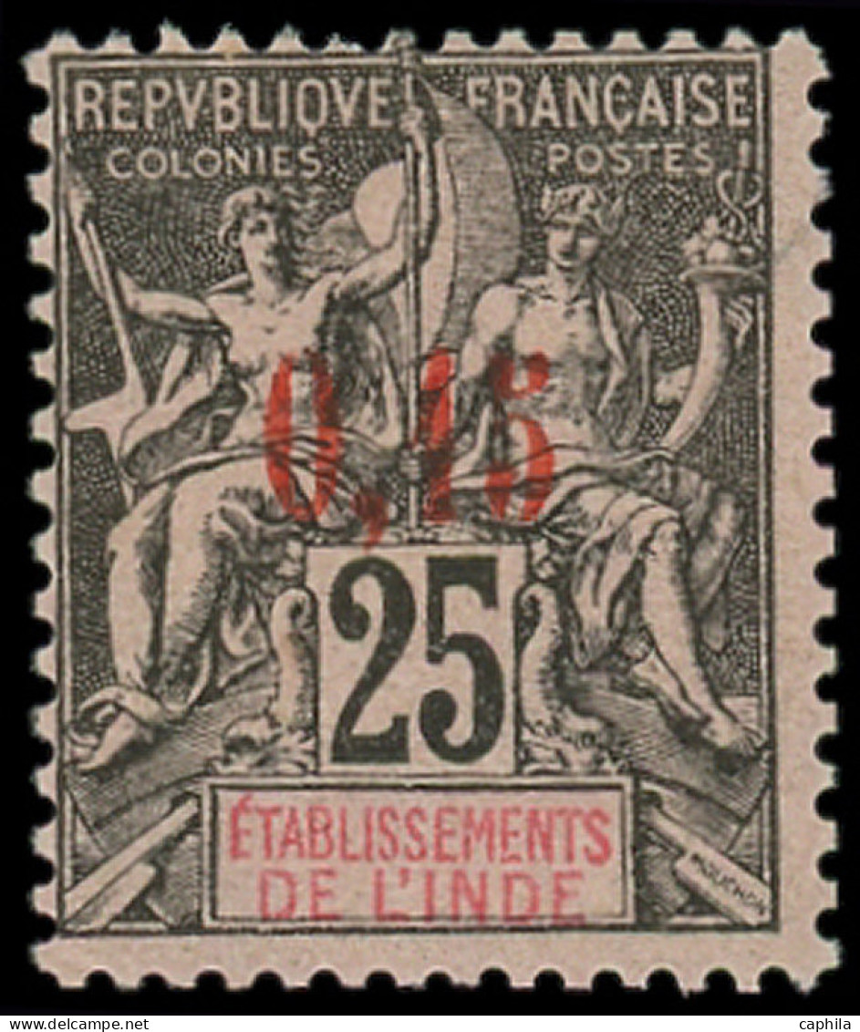 * INDE FRANCAISE - Poste - 22, Très Frais: 0.15 S. 25c. Noir - Other & Unclassified