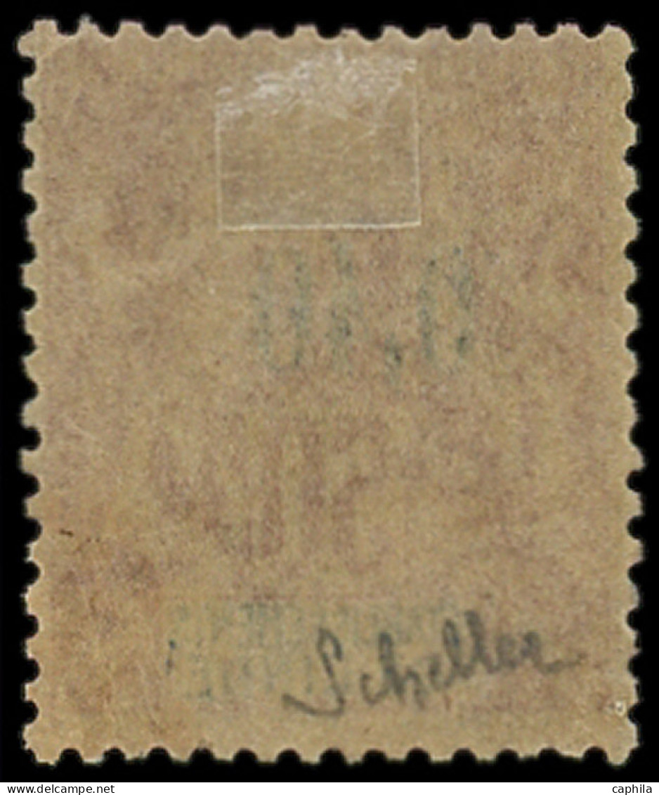 * INDE FRANCAISE - Poste - 23, Signé Scheller: 0.40 Sur 50c. Rose - Unused Stamps