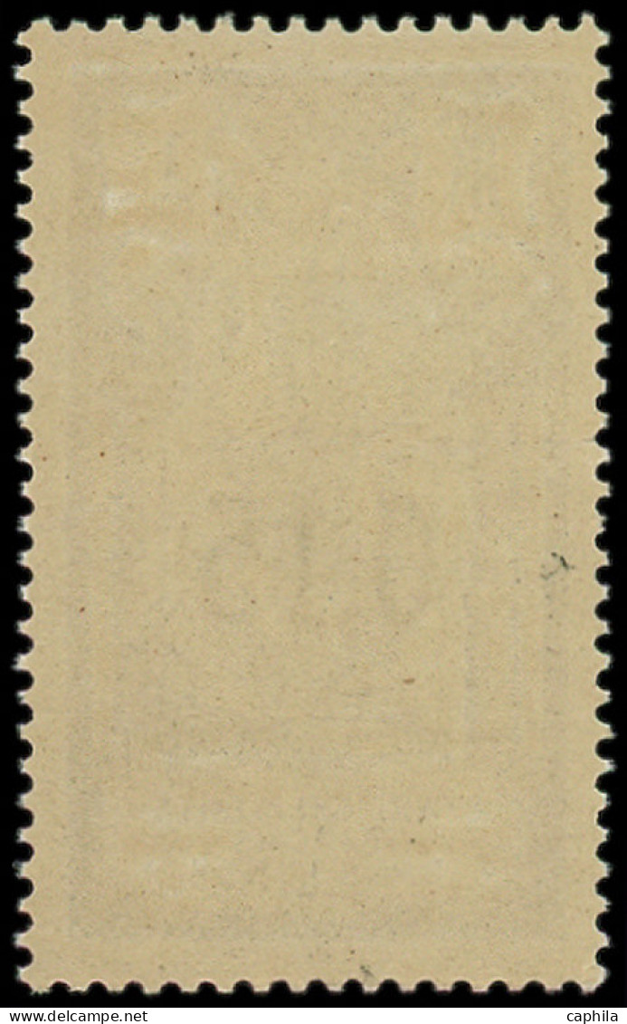 ** INDE FRANCAISE - Poste - 25A, Surcharge 0.15 Au Milieu Du Timbre - Unused Stamps