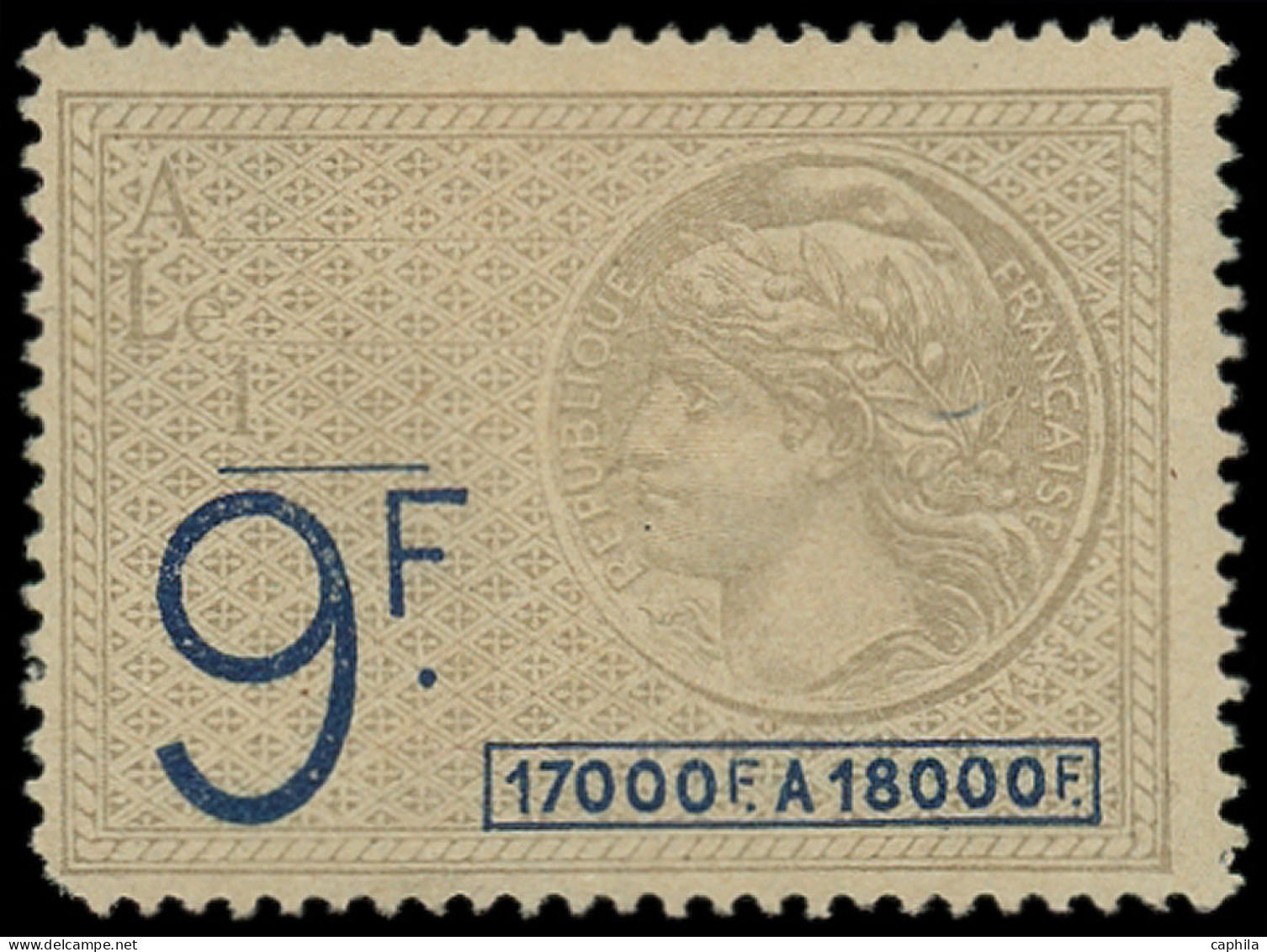 * INDE FRANCAISE - Fiscaux - Effets BDV 112 (1 Dent Courte): 9f. - Other & Unclassified