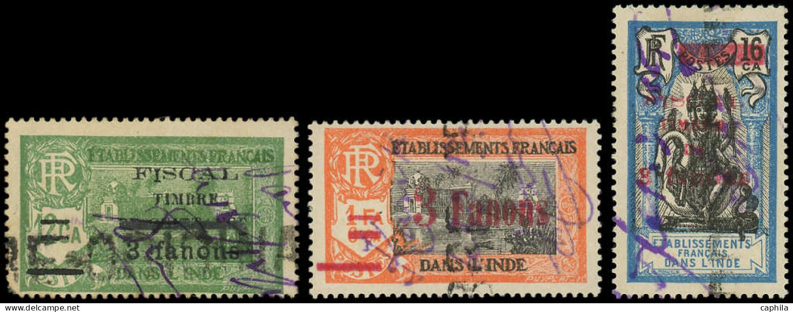 O INDE FRANCAISE - Fiscaux - Droits, BDV 21/23, Complet (1 Ex Dent Courte) - Other & Unclassified