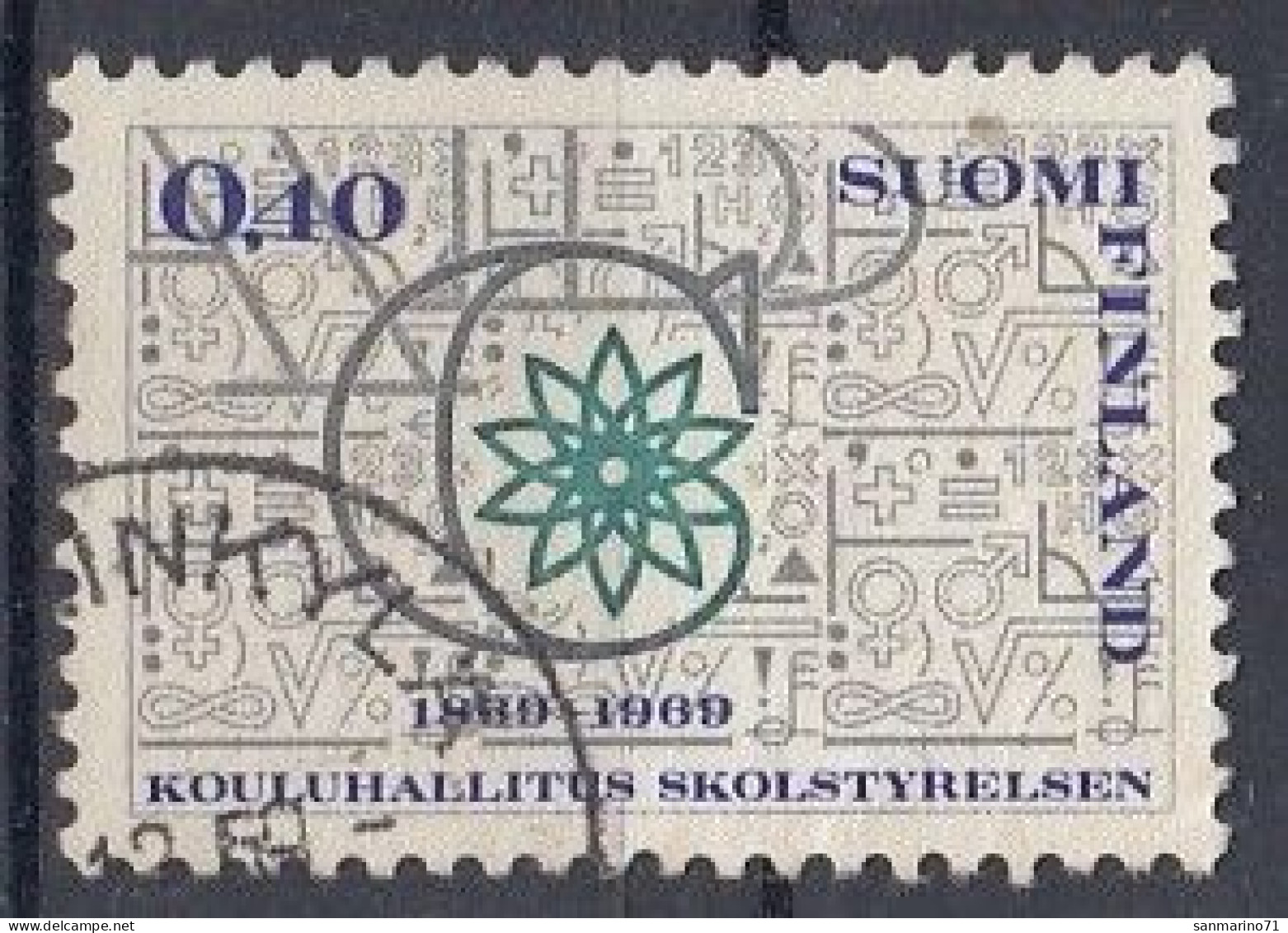 FINLAND 664,used,falc Hinged - Oblitérés