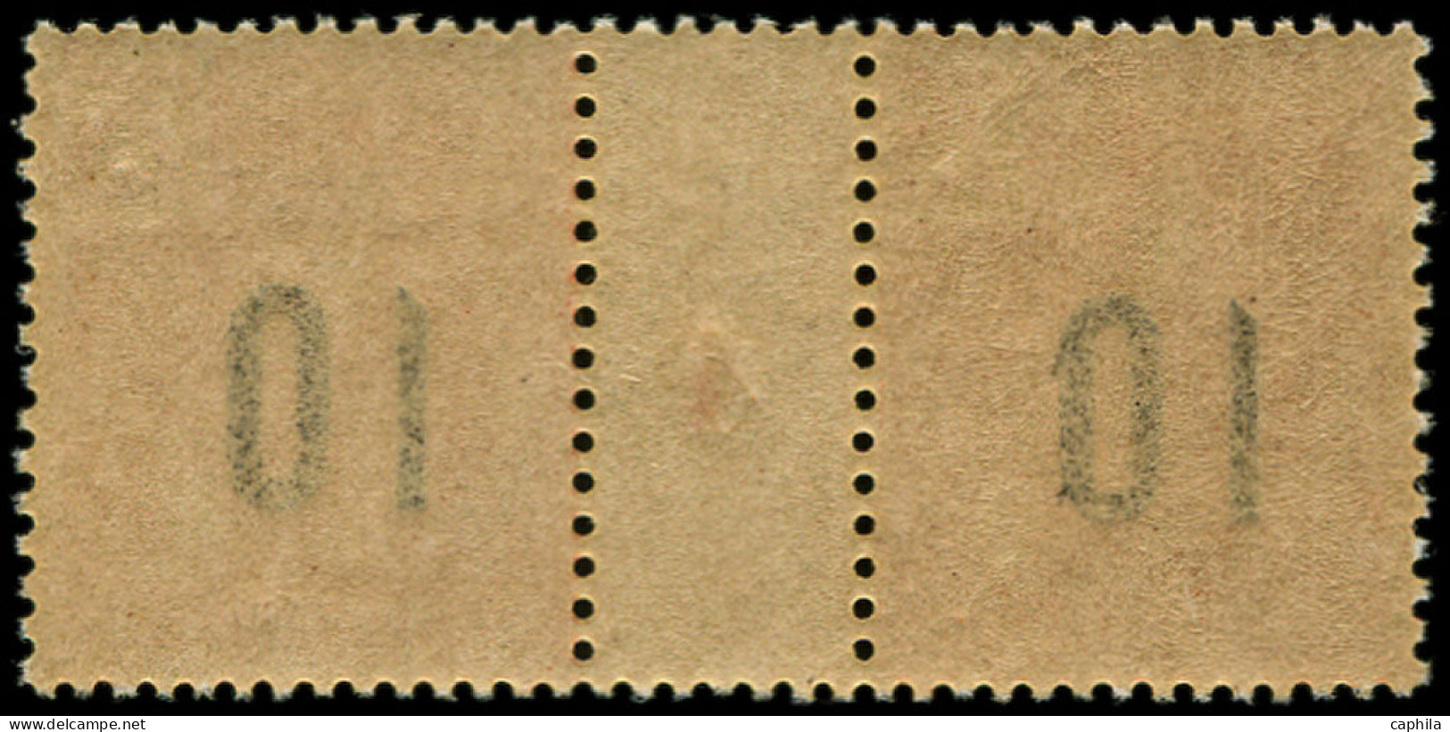 ** INDOCHINE - Poste - 64, Paire Millésime "4" - Unused Stamps