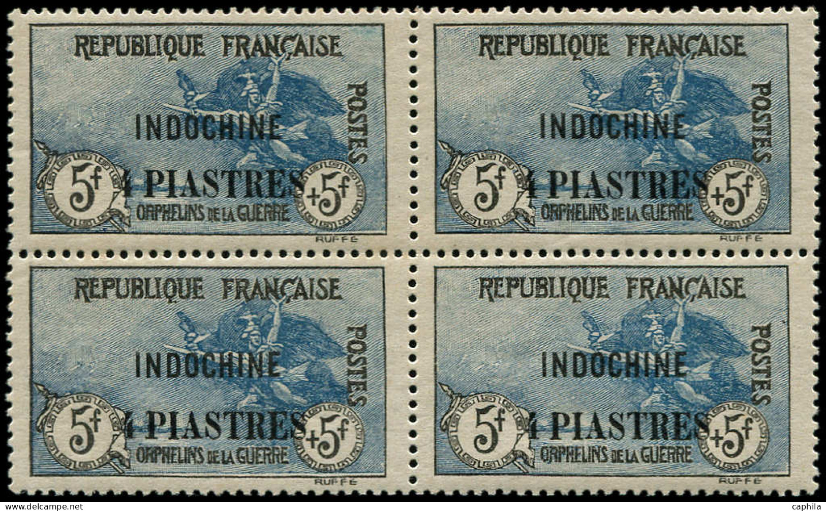 ** INDOCHINE - Poste - 95, Bloc De 4, 2 Exemplaires *: Orphelins - Unused Stamps