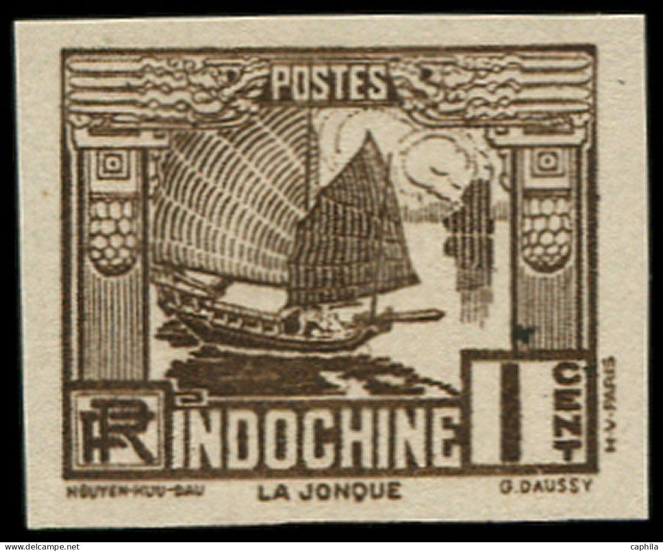 ** INDOCHINE - Poste - 155a, Non Dentelé: Jonque - Unused Stamps