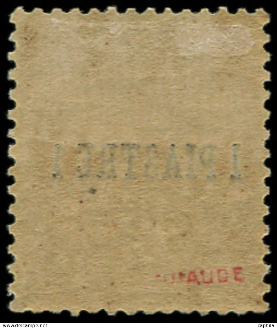 * LEVANT FRANCAIS - Poste - 1, Signé Thiaude, 1p. S. 25c. Jaune - Unused Stamps