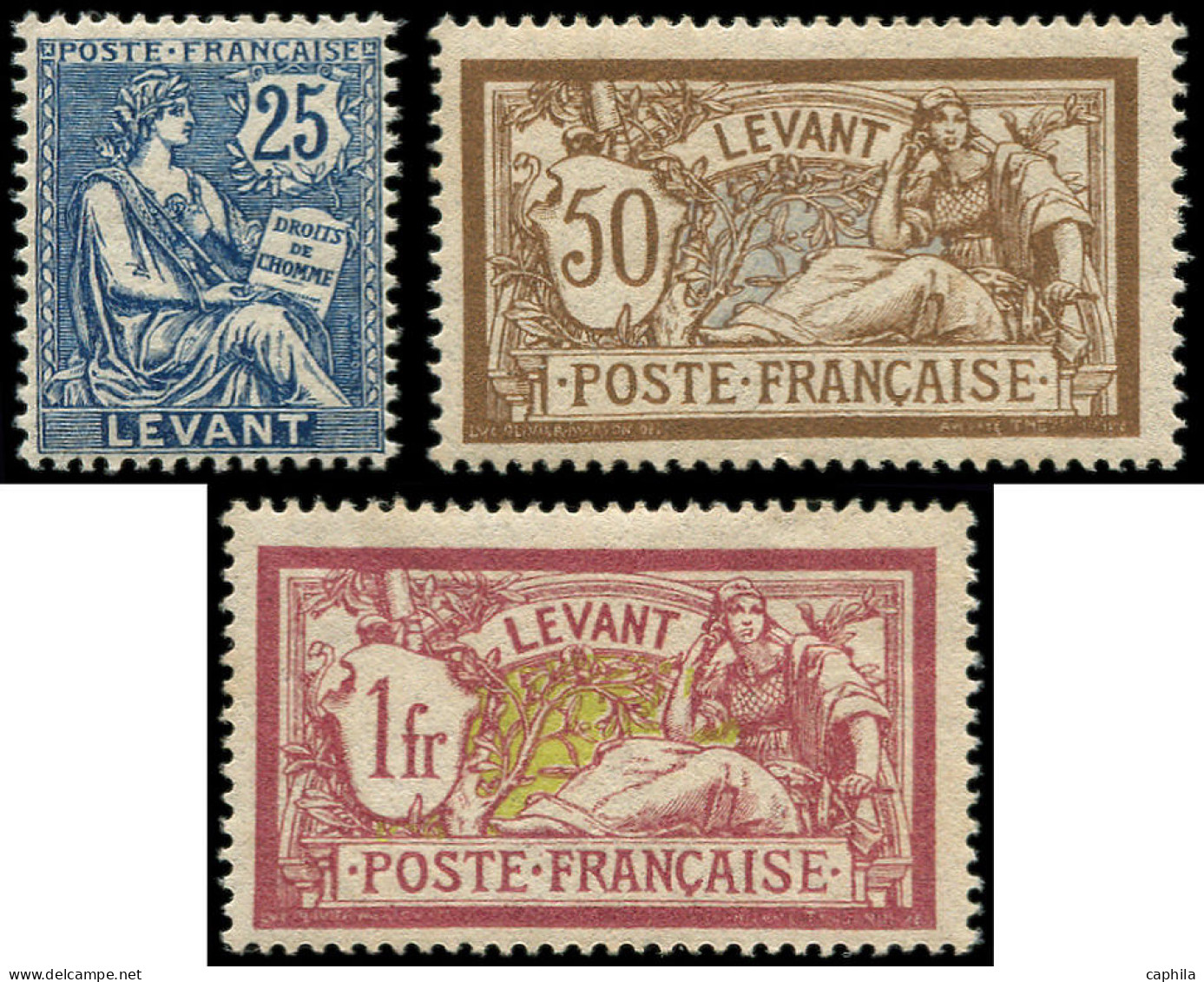 * LEVANT FRANCAIS - Poste - 24/26, Complet: Sans Surcharge - Unused Stamps