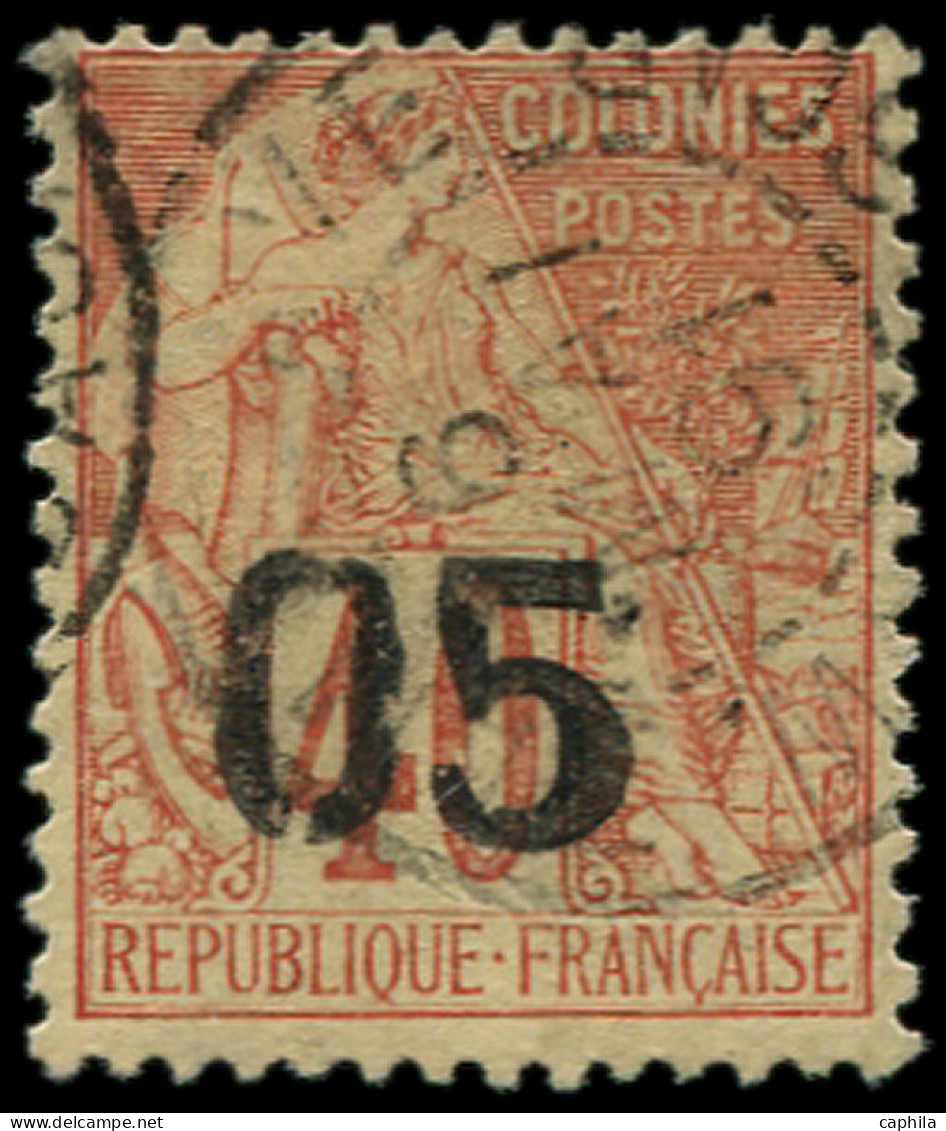 O MADAGASCAR - Poste - 4, Signé Scheller: 05 Sur 40c. Rouge-orange - Used Stamps