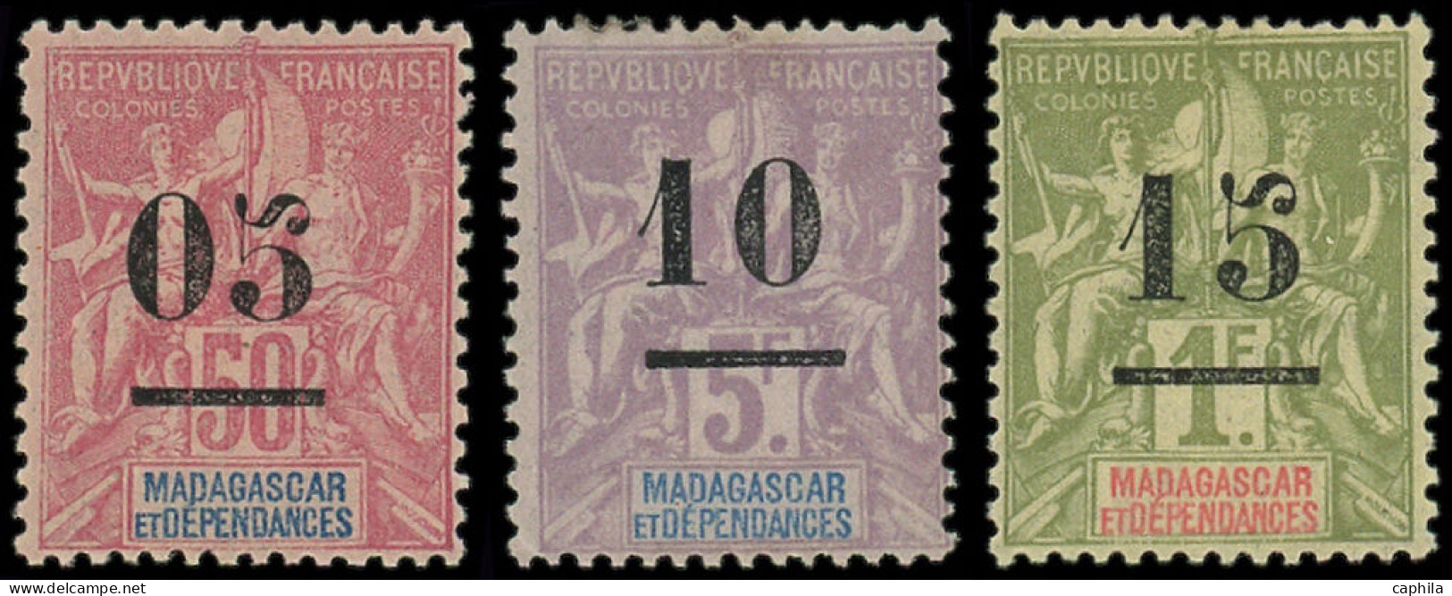* MADAGASCAR - Poste - 48/50, Complet 3 Valeurs - Nuevos