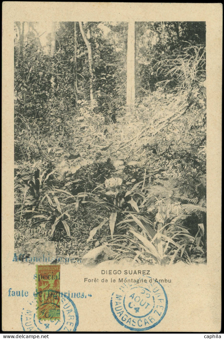 CP MADAGASCAR - Poste - 84, Sur Carte Postale Du 22 Aout 1904: 20c. Brique Sur Vert - Lettres & Documents