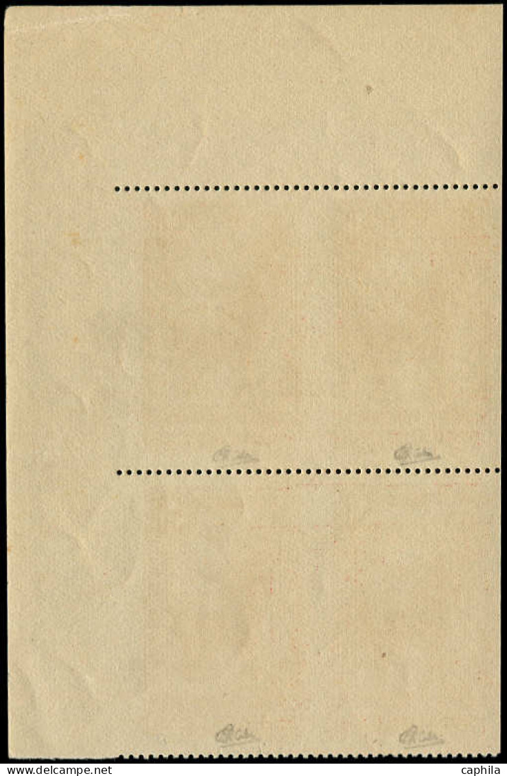 ** MADAGASCAR - Poste - 184, Bloc De 4 Non Dentelé Verticalement, Signé Calves, Bdf: 50c. Galliéni (Maury) - Unused Stamps