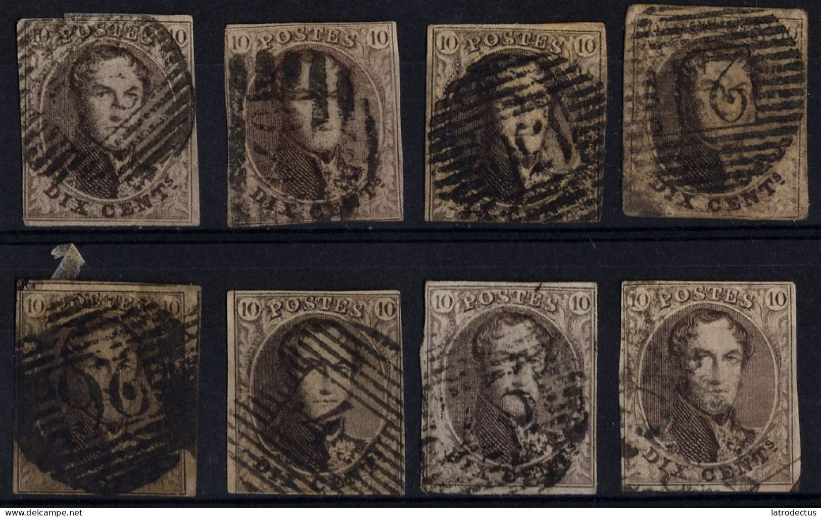 1858 - Nr 10A - Dix Cents (°) - 1858-1862 Médaillons (9/12)