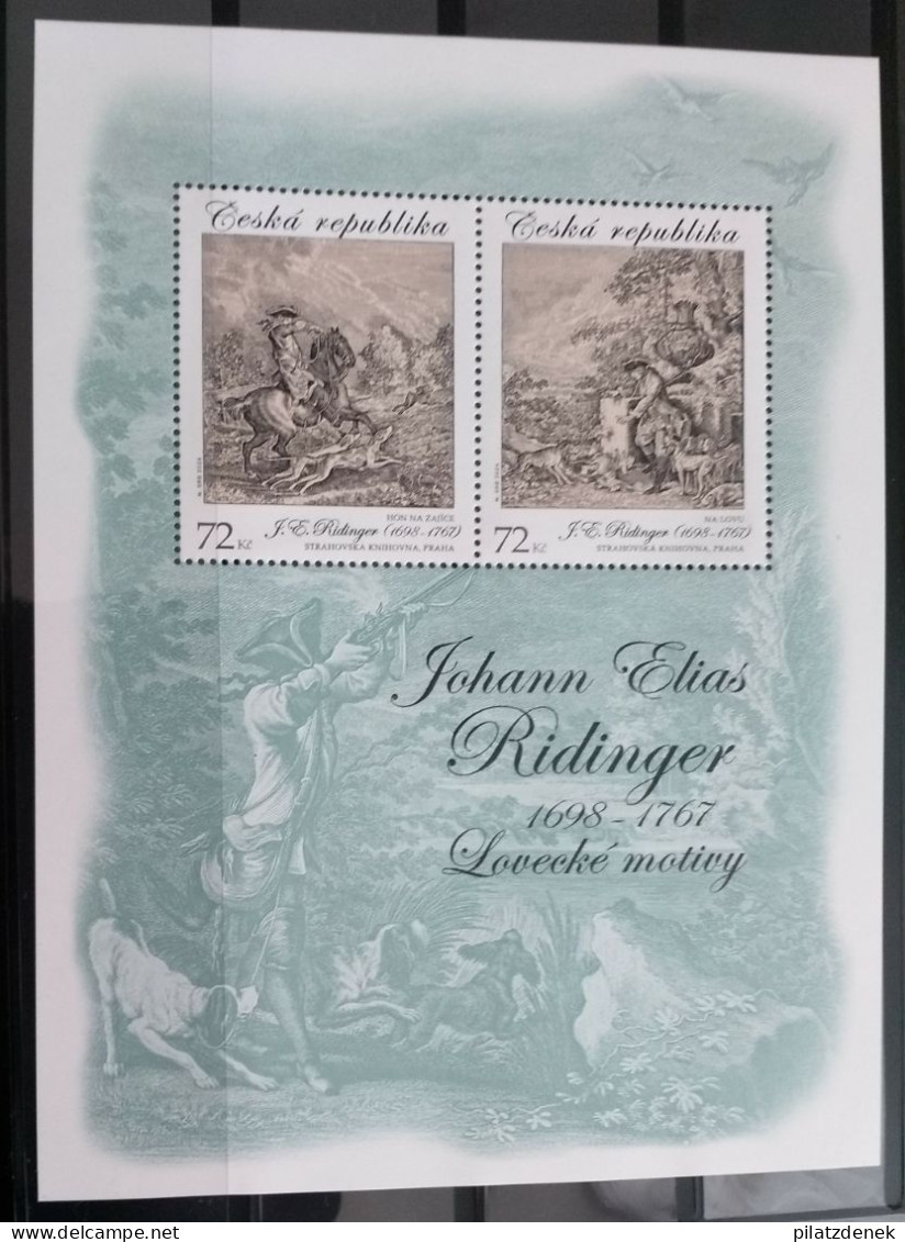 Czech Republic 2024, Kunst - Jagdmotiv, MNH - Unused Stamps