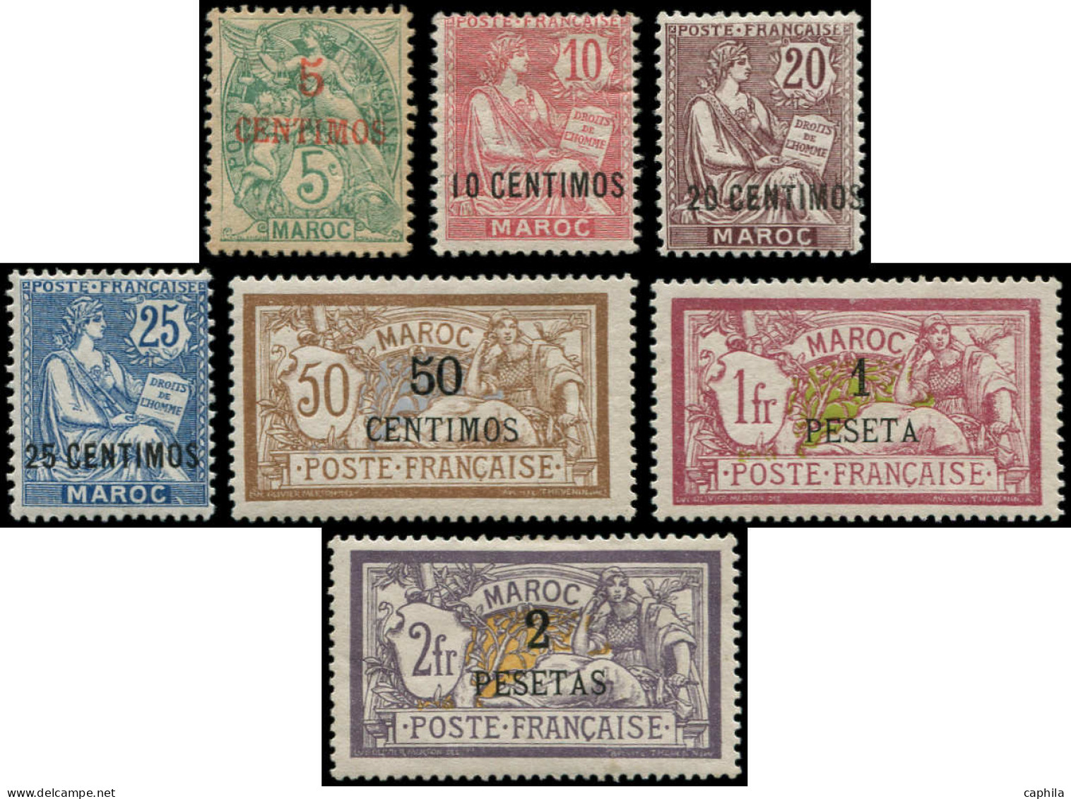 * MAROC - Poste - 11/7, Complet 7 Valeurs - Unused Stamps