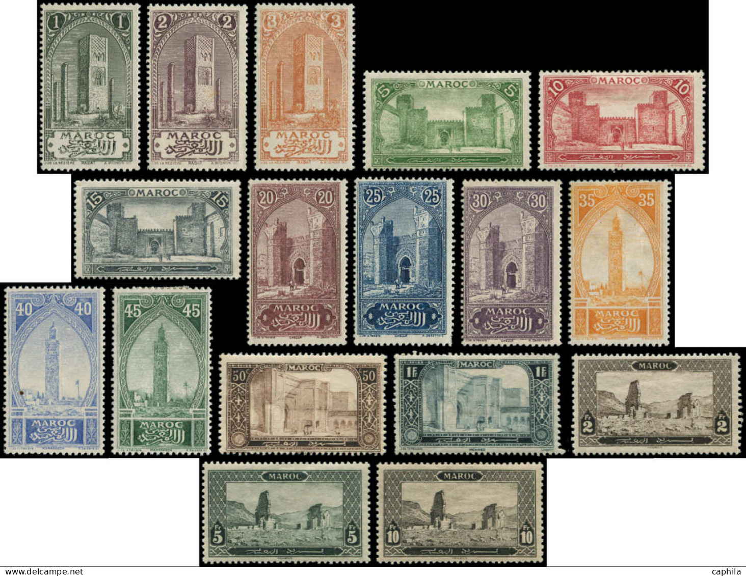 * MAROC - Poste - 63/79, Complet, 17 Valeurs - Unused Stamps