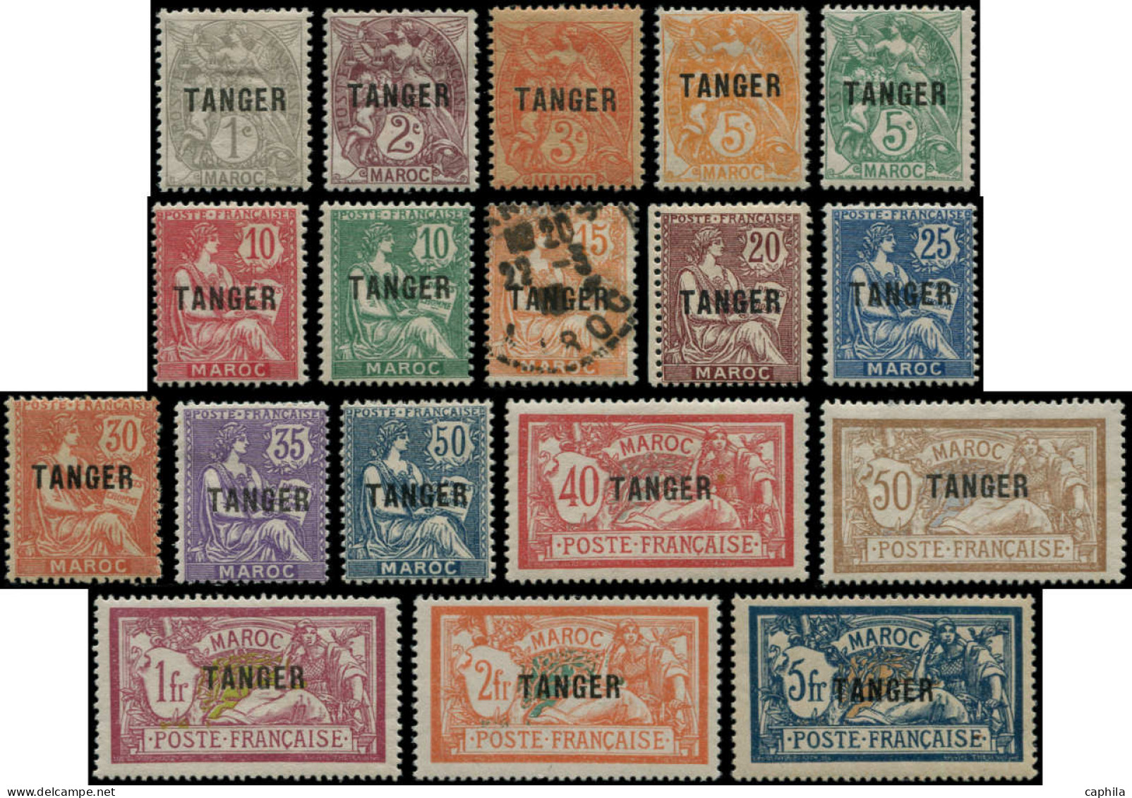 * MAROC - Poste - 80/97, Complet, 18 Valeurs (87 Obl) - Unused Stamps